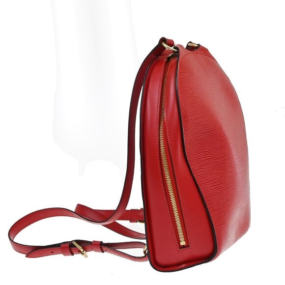 LOUIS VUITTON LV Mabion Backpack Bag Epi Leather Red France M52237 85EF384 - Picture 16 of 16